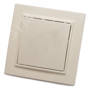 Выключатель одноклавишный, 250В, 10А, серия Эрна, слоновая кость Stekker