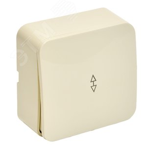 Переключатель 1-клавишный 250В 10А серия София слоновая ксоть STEKKER