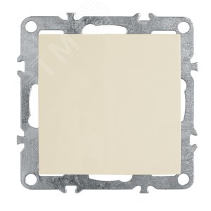 Выключатель одноклавишный (механизм), 250В, 10А, серия Эрна, слоновая кость Stekker