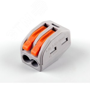 Клемма монтажная 2-проводная, (DIY упаковка 5 шт),