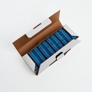 Зажим наборный изолированный (винтовой) ЗНИ - 4,0, JXB 4,0, синий,