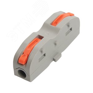 Клемма монтажная для подключения фазных проводников, 2 контактные группы (1 ввод,1вывод) Stekker