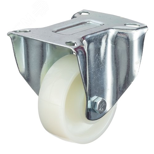 Колесо неповоротное, d 80мм, полиамид, подшипник скольжения, г/п 150кг