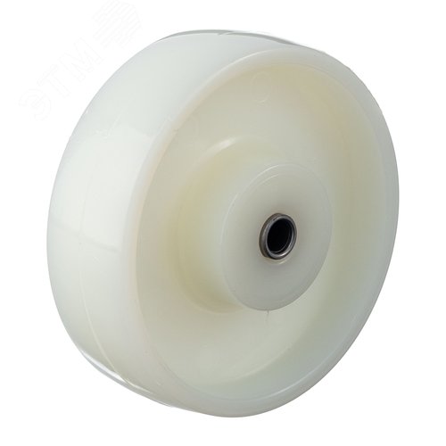 Колесо под ось, d=100мм, полиамид, подшипник скольжения, г/п=250кг