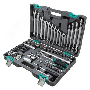 Набор инструментов, 1/2", 1/4", CrV, пластиковый кейс 88 предметов Stels