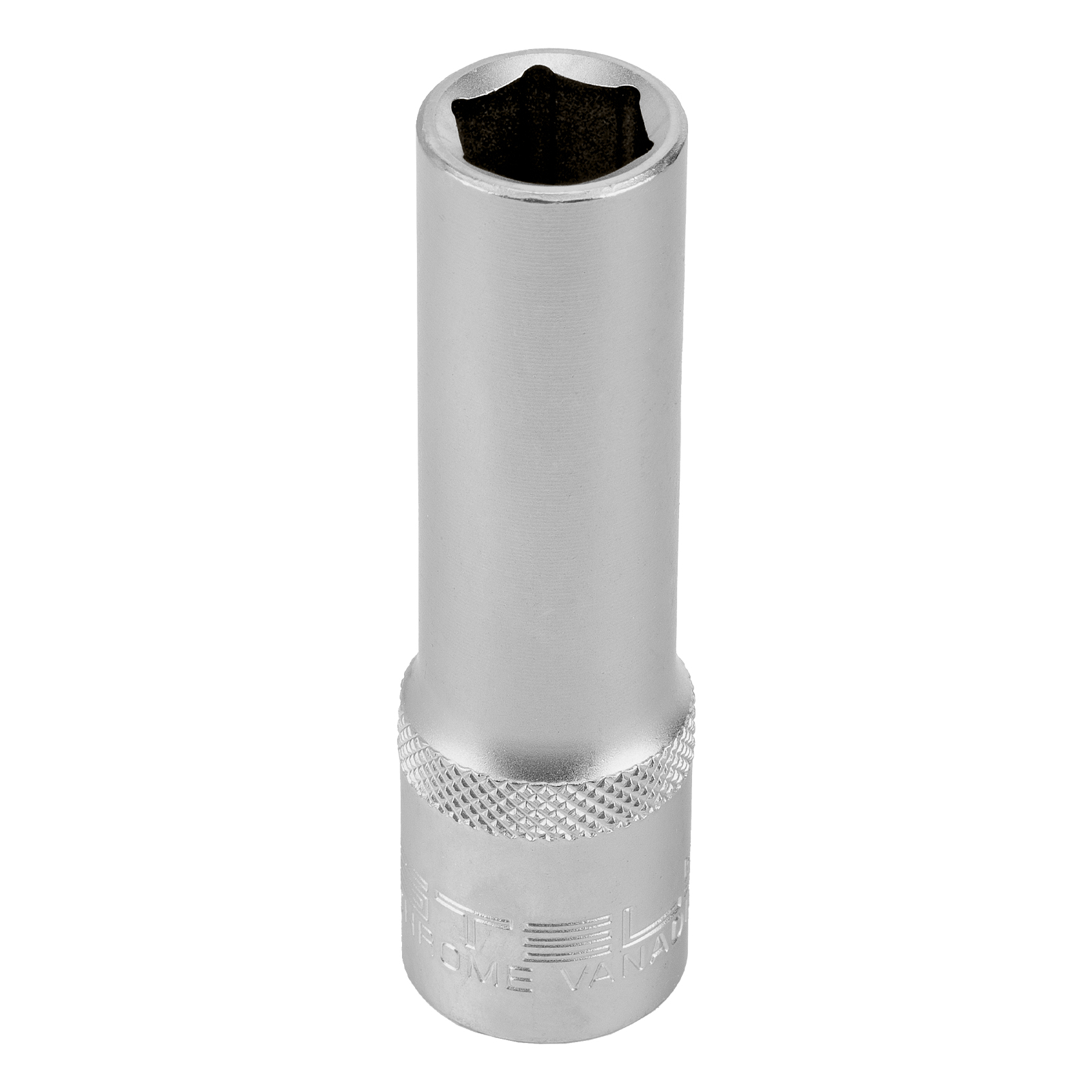 Головка торцевая удлиненная, 13 мм, шестигранная, CrV, под квадрат 1/2 Stels