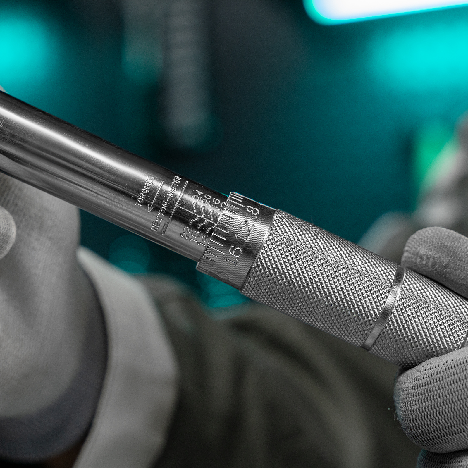 Ключ динамометрический, 5-24 Нм, 1/4, CrV, хромированная Stels