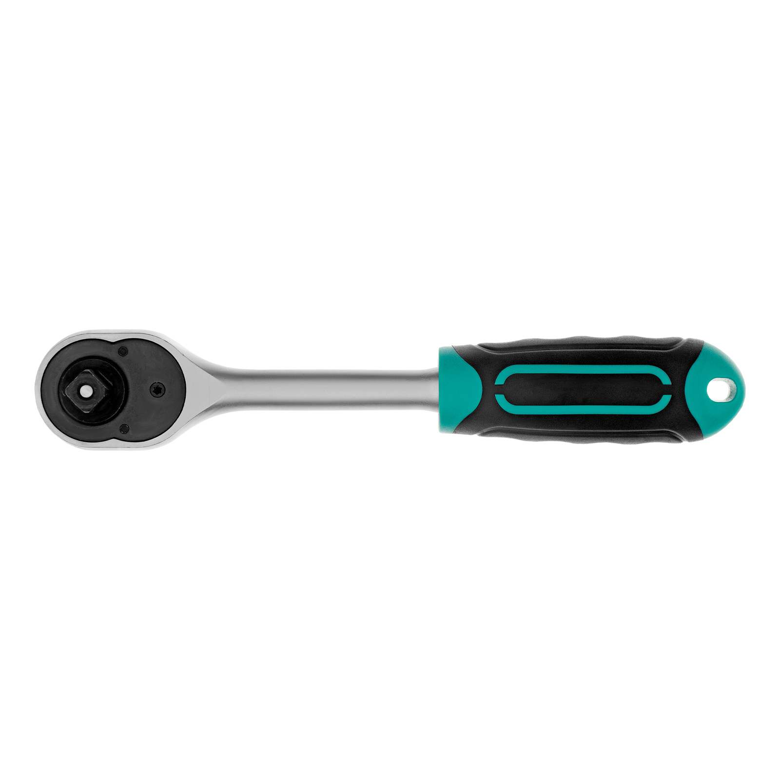 Ключ-трещотка 3/8", CrV, 72 зуба, с быстрым сбросом, матовый хром Stels