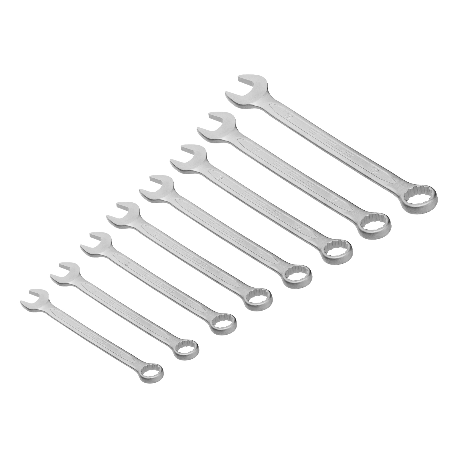 Набор инструментов, 1/2", 1/4", CrV, пластиковый кейс 76 предметов Stels