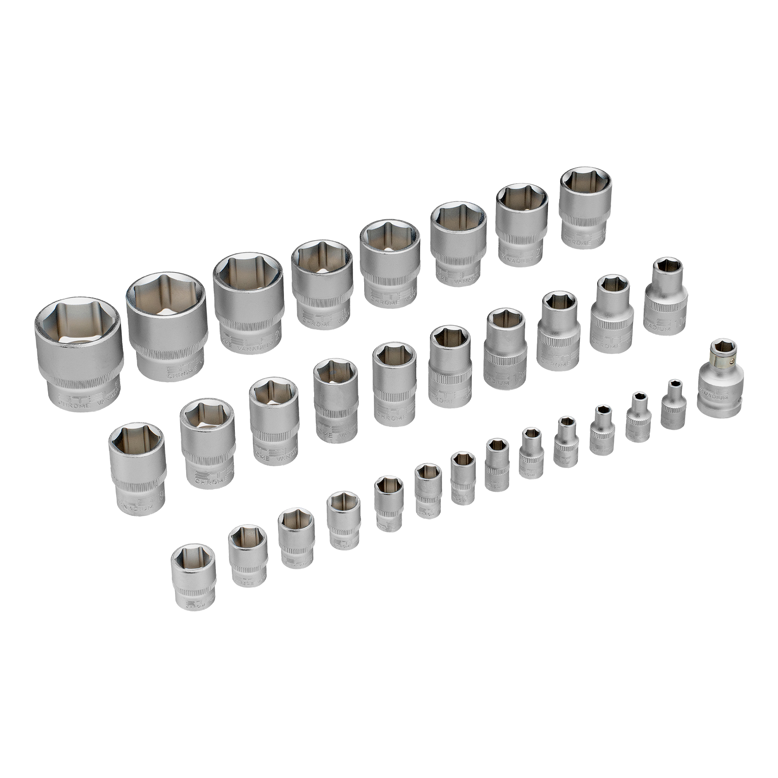 Набор инструментов, 1/2", 1/4", CrV, пластиковый кейс 94 предмета Stels