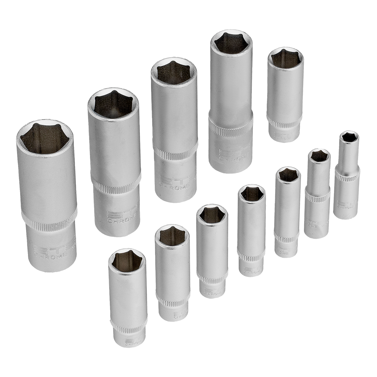 Набор инструментов, 1/2", 1/4", CrV, пластиковый кейс 94 предмета Stels