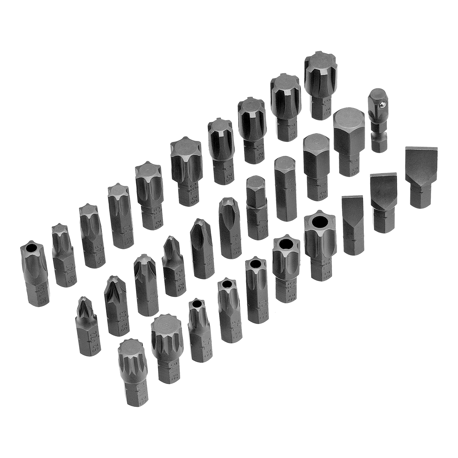 Набор инструментов, 1/4", 3/8", 1/2", Cr-V, S2, усиленный кейс, 216 предметов Stels