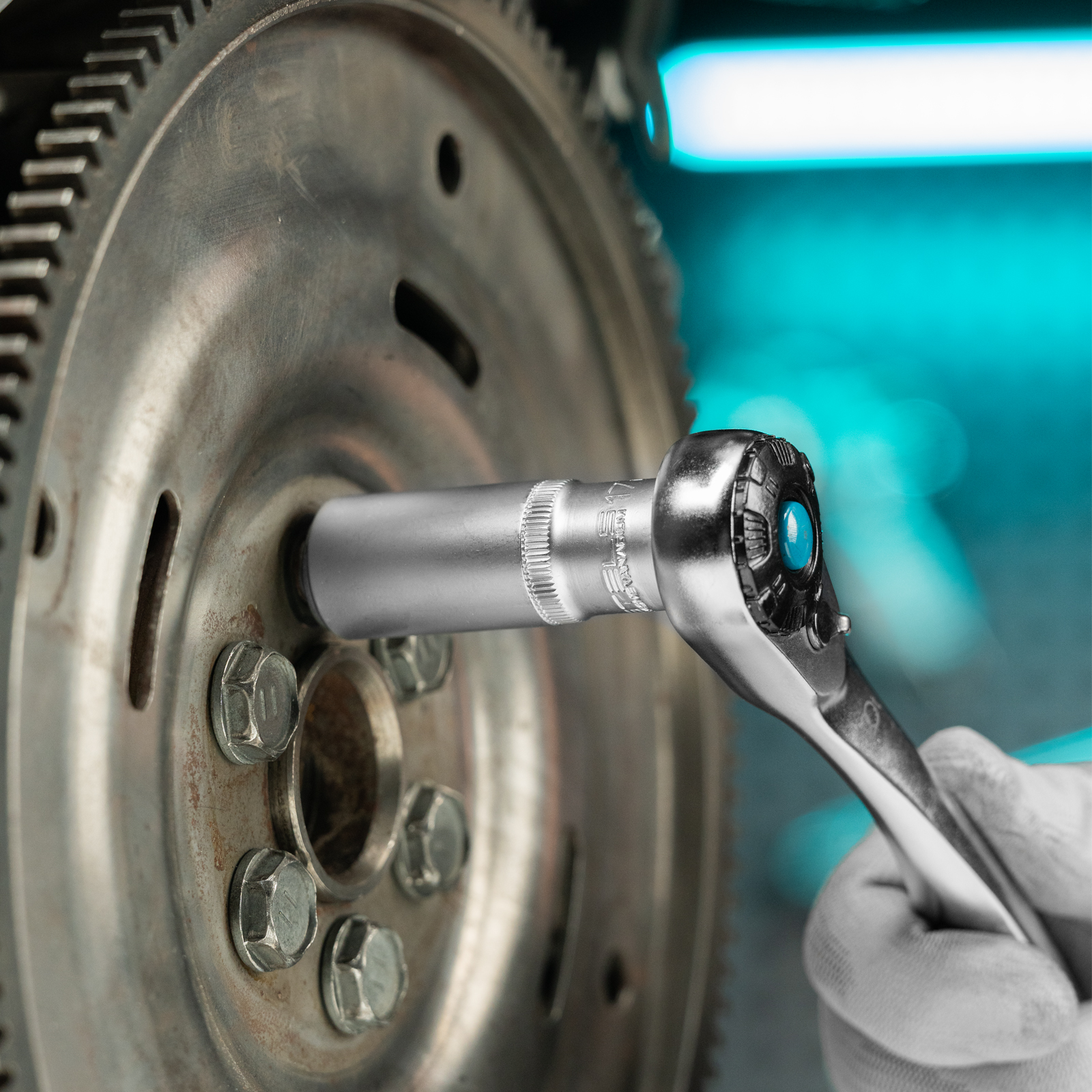 Набор удлиненных торцевых головок 3/8, шестигранные, CrV, 10 шт, 8-19 мм Stels