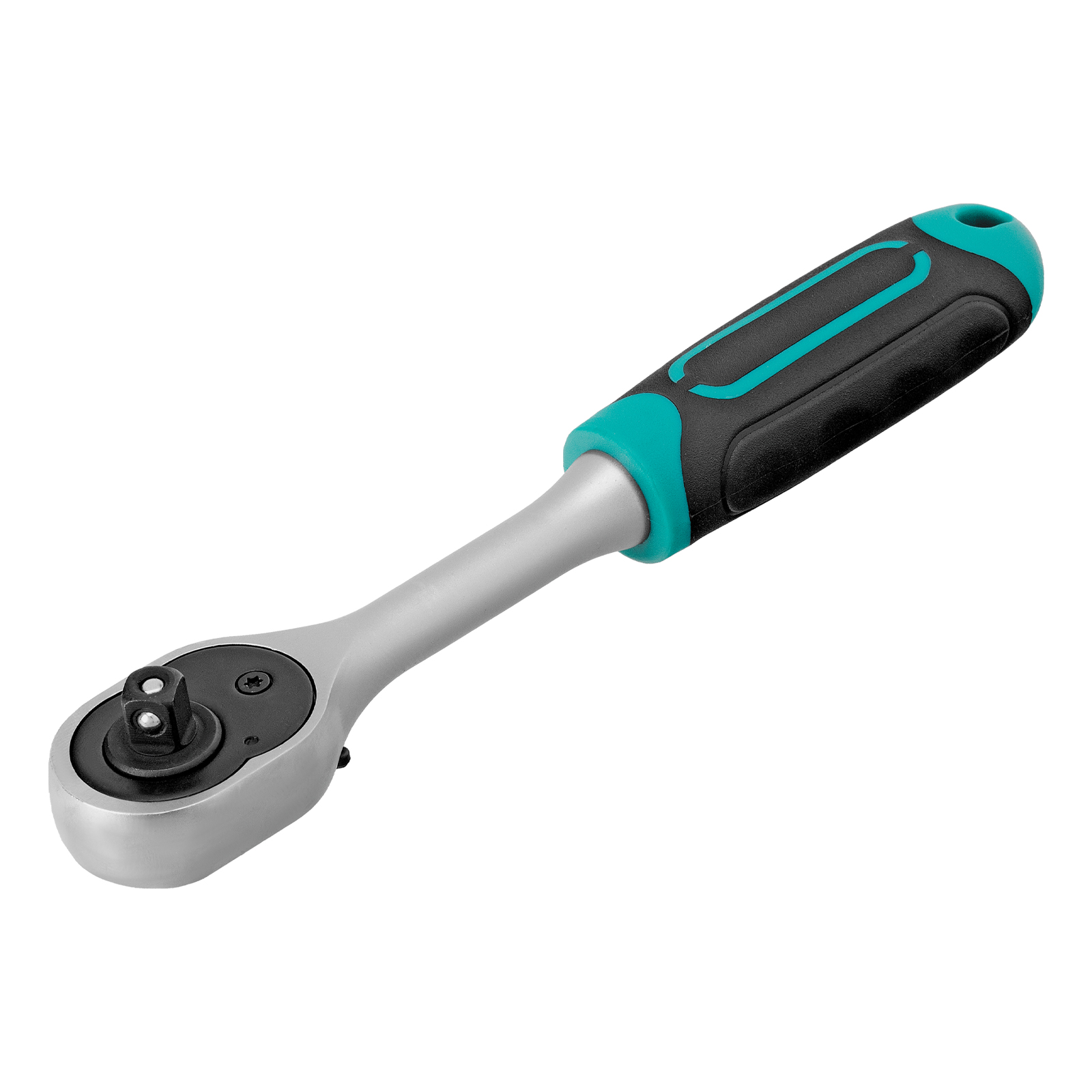 Ключ-трещотка 1/4", CrV, 72 зуба, с быстрым сбросом, матовый хром Stels