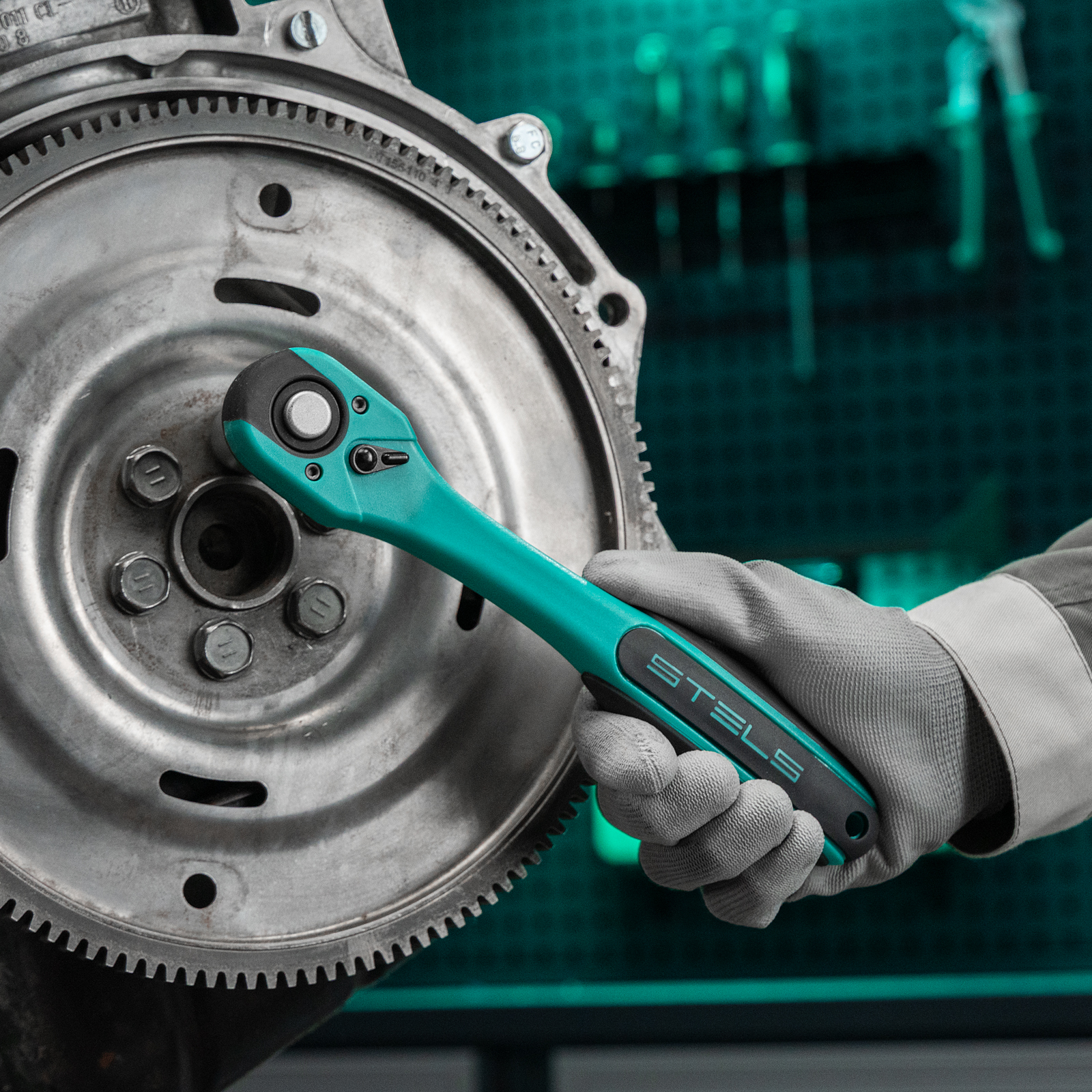 Набор инструментов, 1/4", 1/2", Cr-V, S2, усиленный кейс, 119 предметов Stels