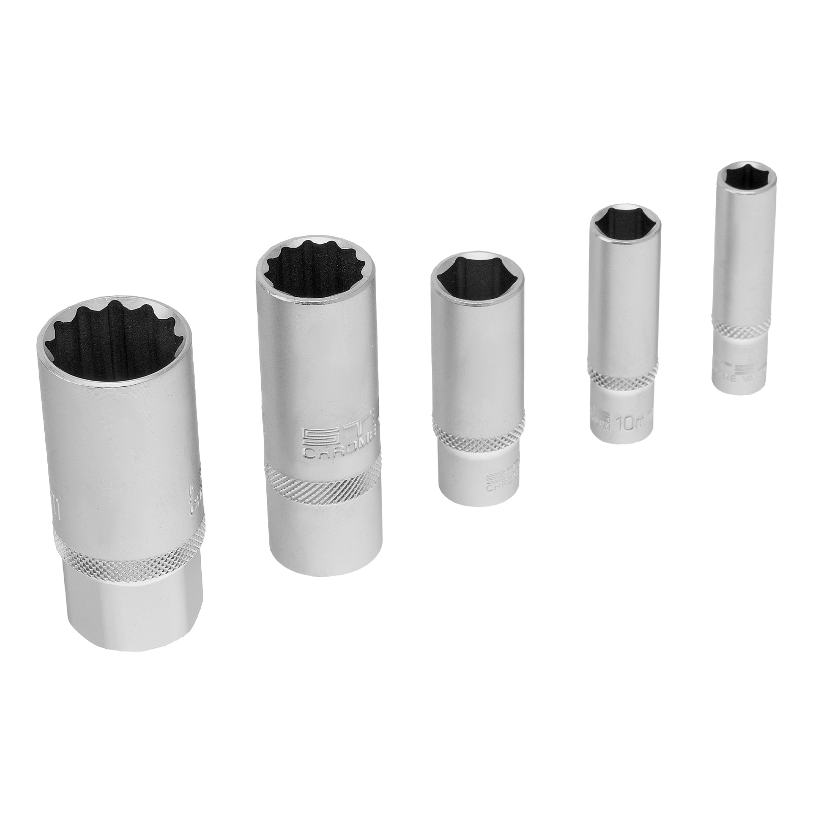 Набор торцевых головок с трещоткой, 1/2" и 1/4", 68 предметов Stels