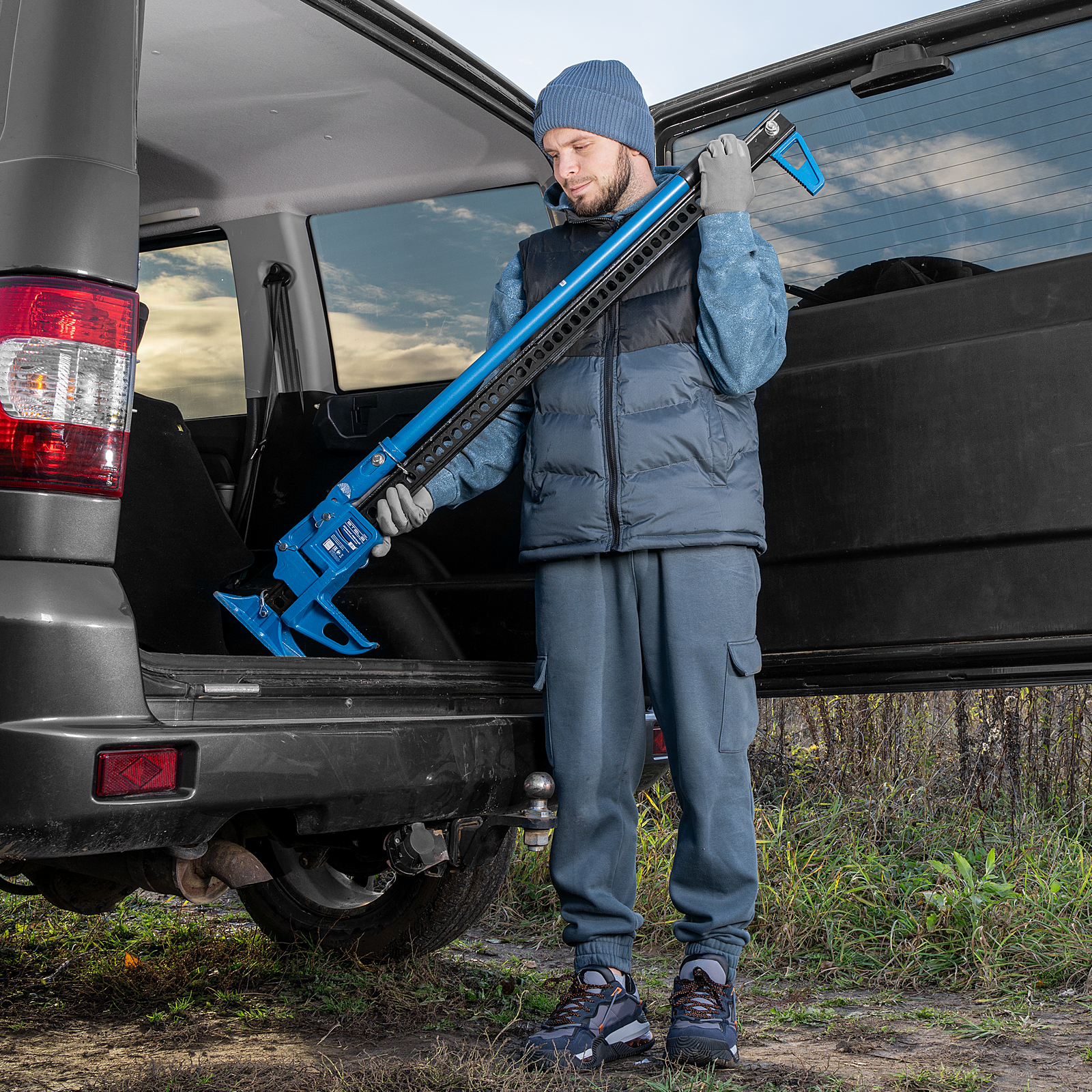 Домкрат реечный профессиональный 3 т, 115-1030 мм. HigH Jack Stels