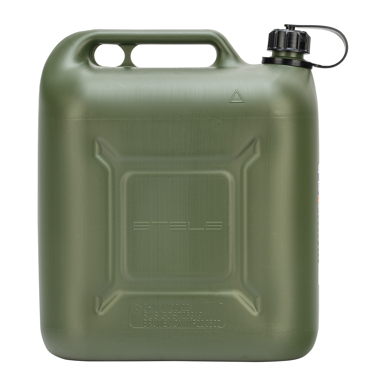 Канистра для ГСМ вертикальная 20 л, пластиковая, усиленная Stels