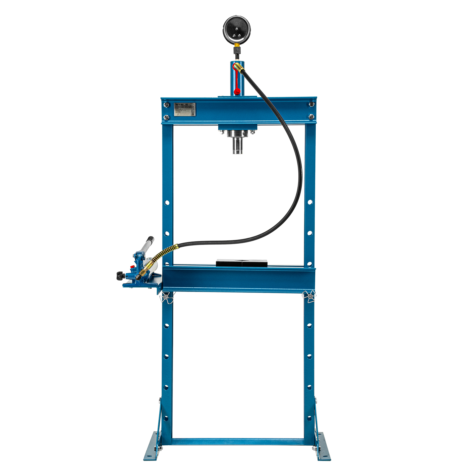 Пресс гидравлический с манометром, 12 т (комплект из 2 частей) Stels