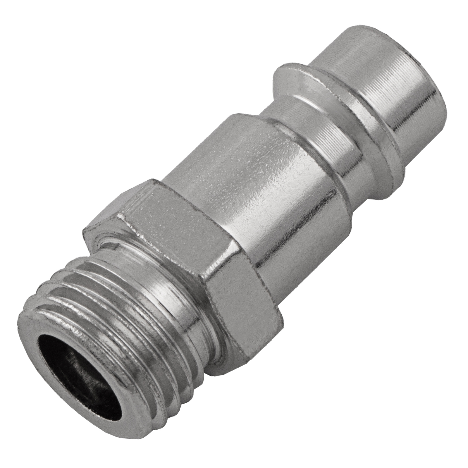 Ниппель универсальный быстросъемный ("папа") 1/4, внешняя резьба, 2 шт, Stels