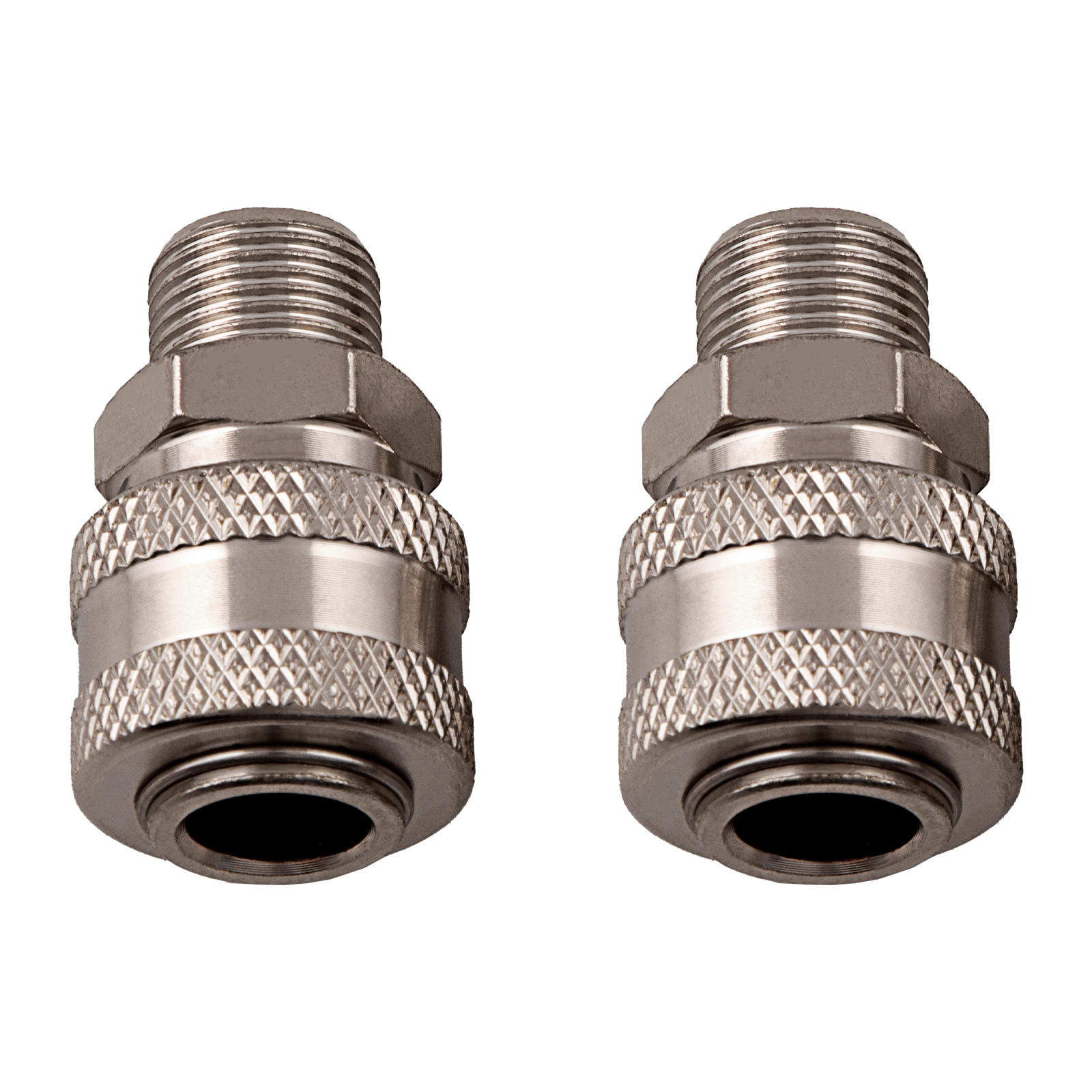 Муфта универсальная быстросъемная ("мама") 3/8, внешняя резьба, 2 шт, Stels