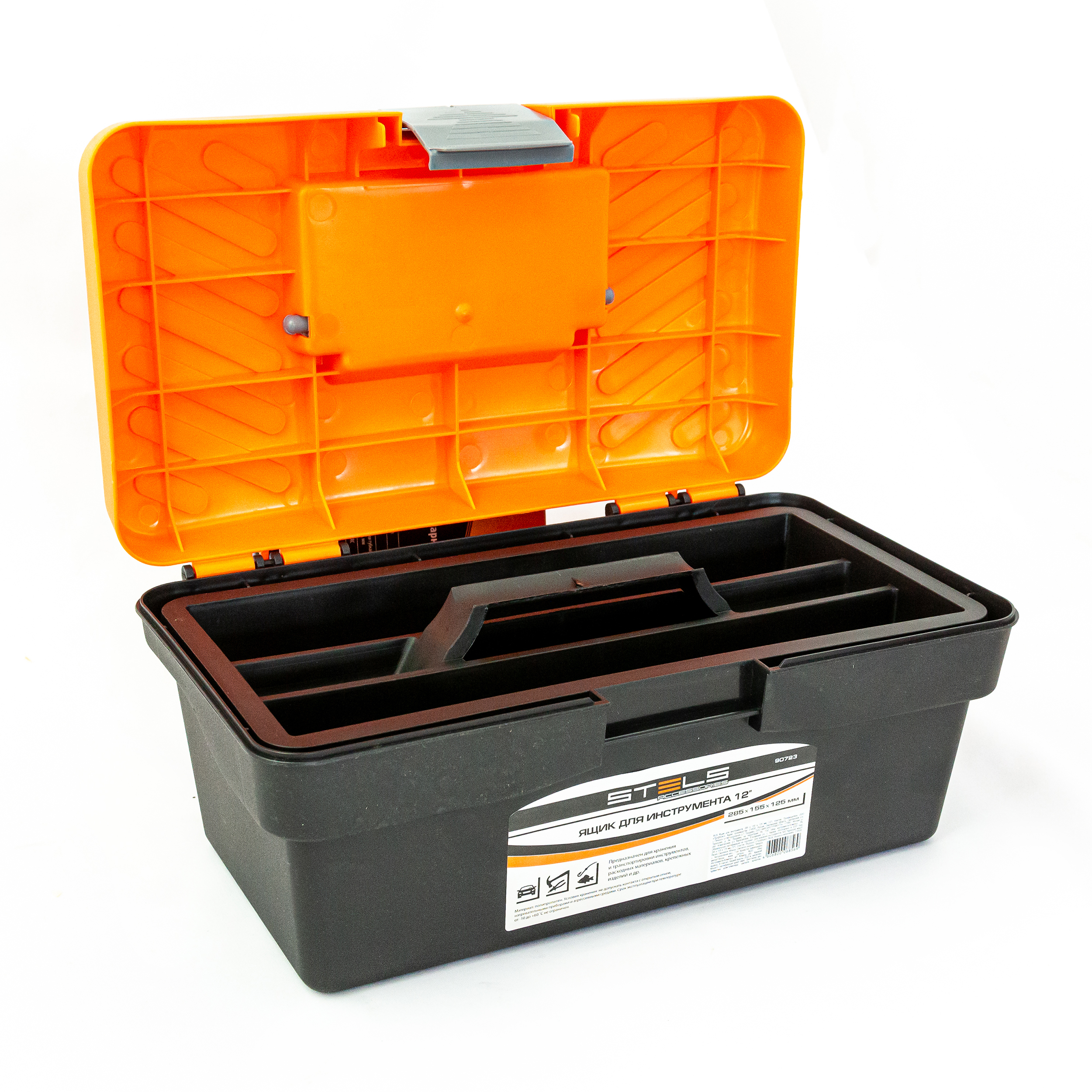 Ящик для инструмента 12", 285 х 155 х 125 мм, пластик, Stels
