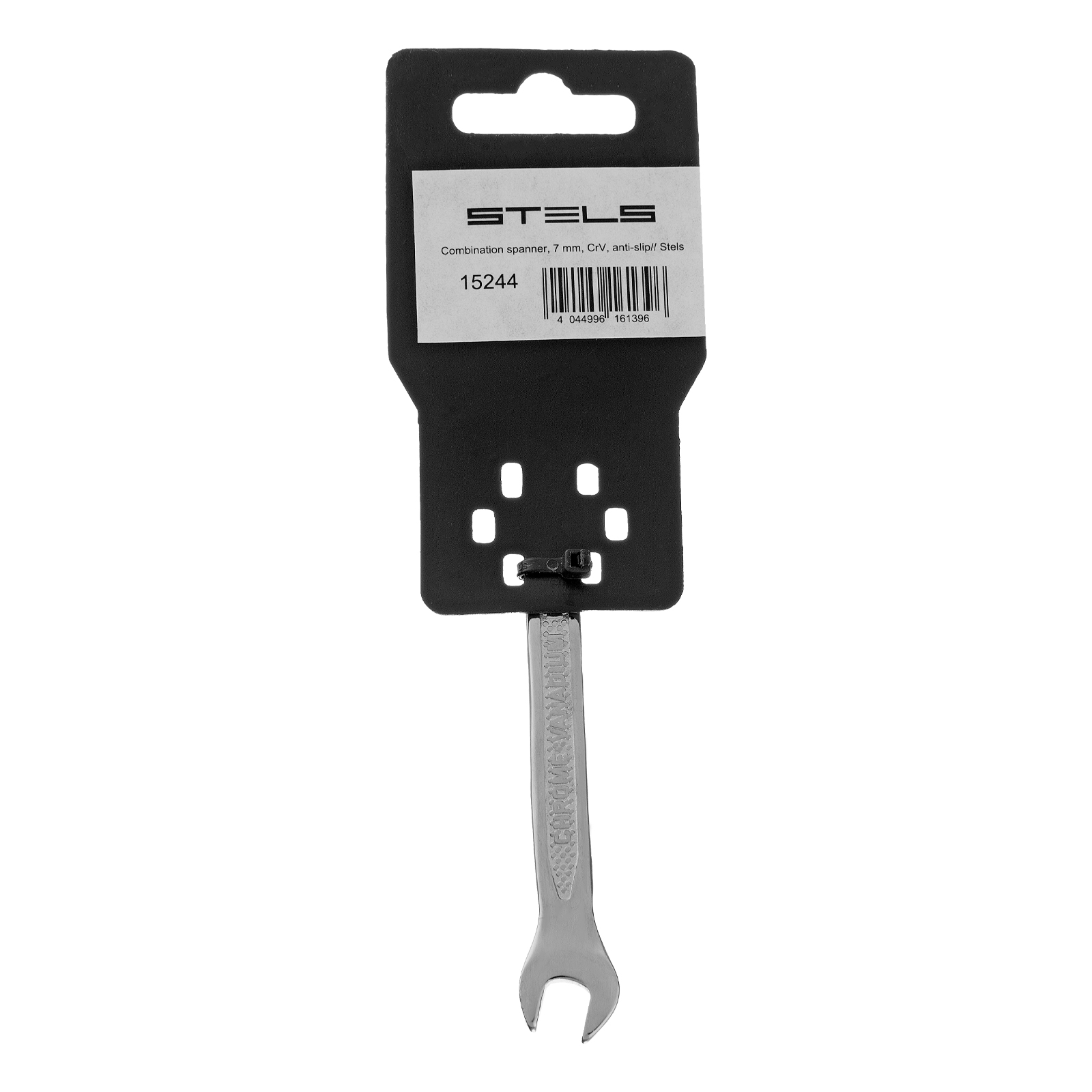 Ключ комбинированный, 7 мм, CrV, антислип Stels