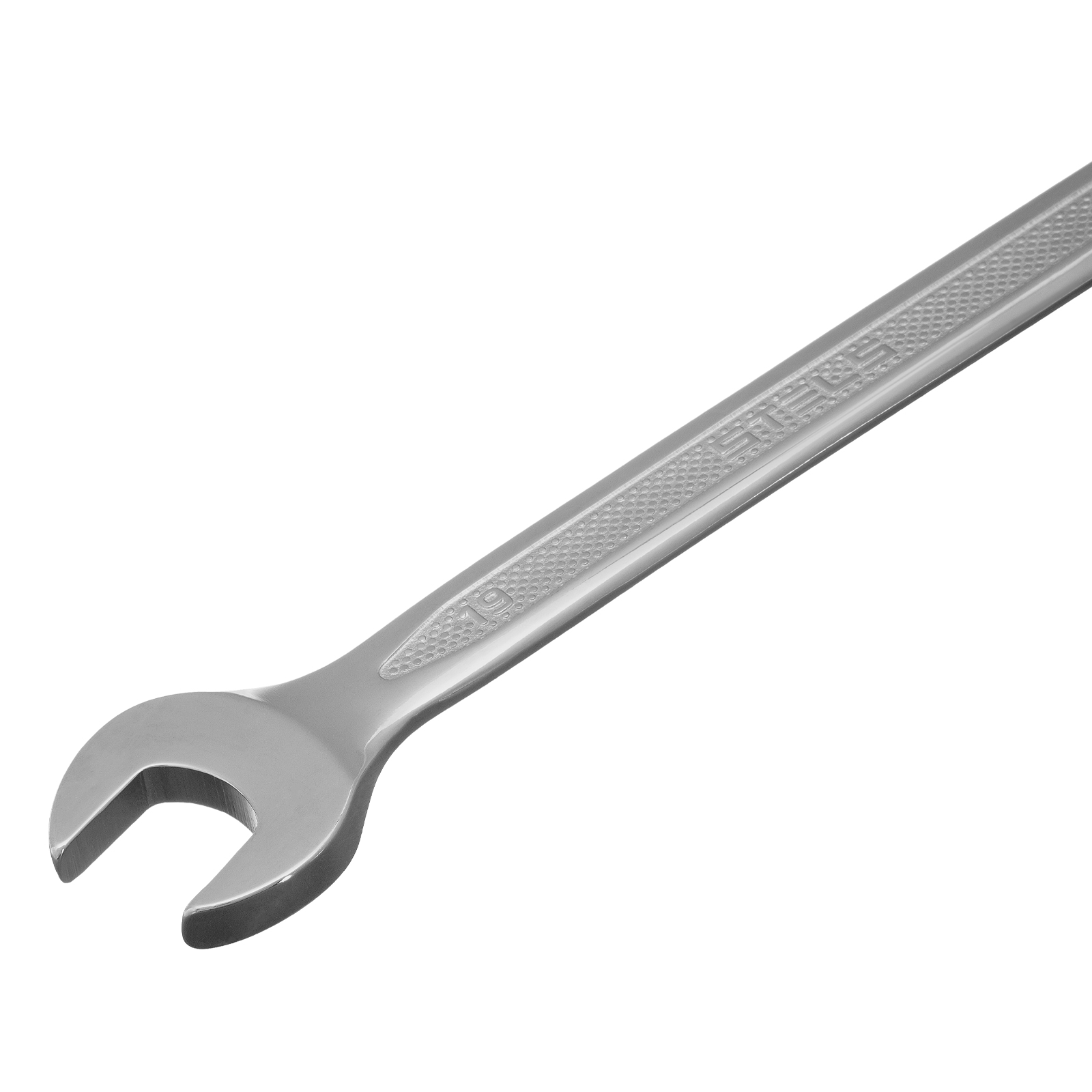 Ключ комбинированный, 19 мм, CrV, антислип Stels