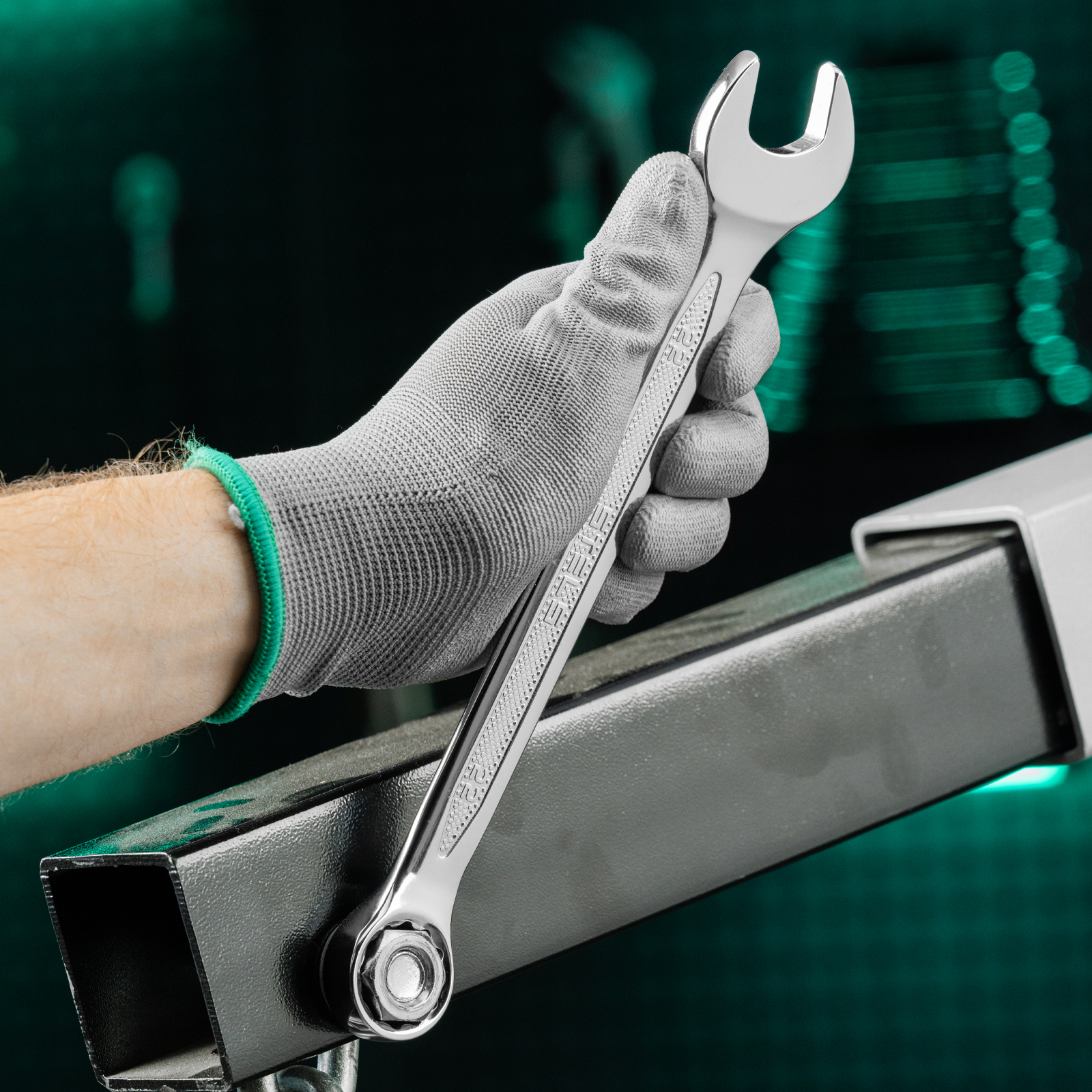 Ключ комбинированный, 22 мм, CrV, антислип Stels