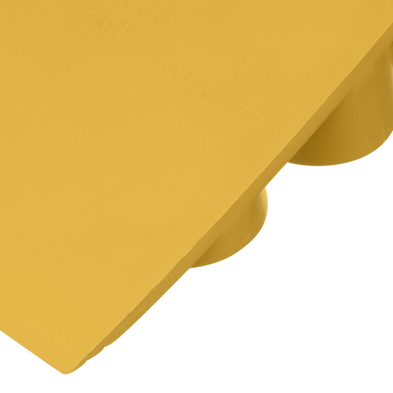 Упор противооткатный для грузового транспорта, ЖЕЛТЫЙ, 35 т, 438х200х205 мм Stels