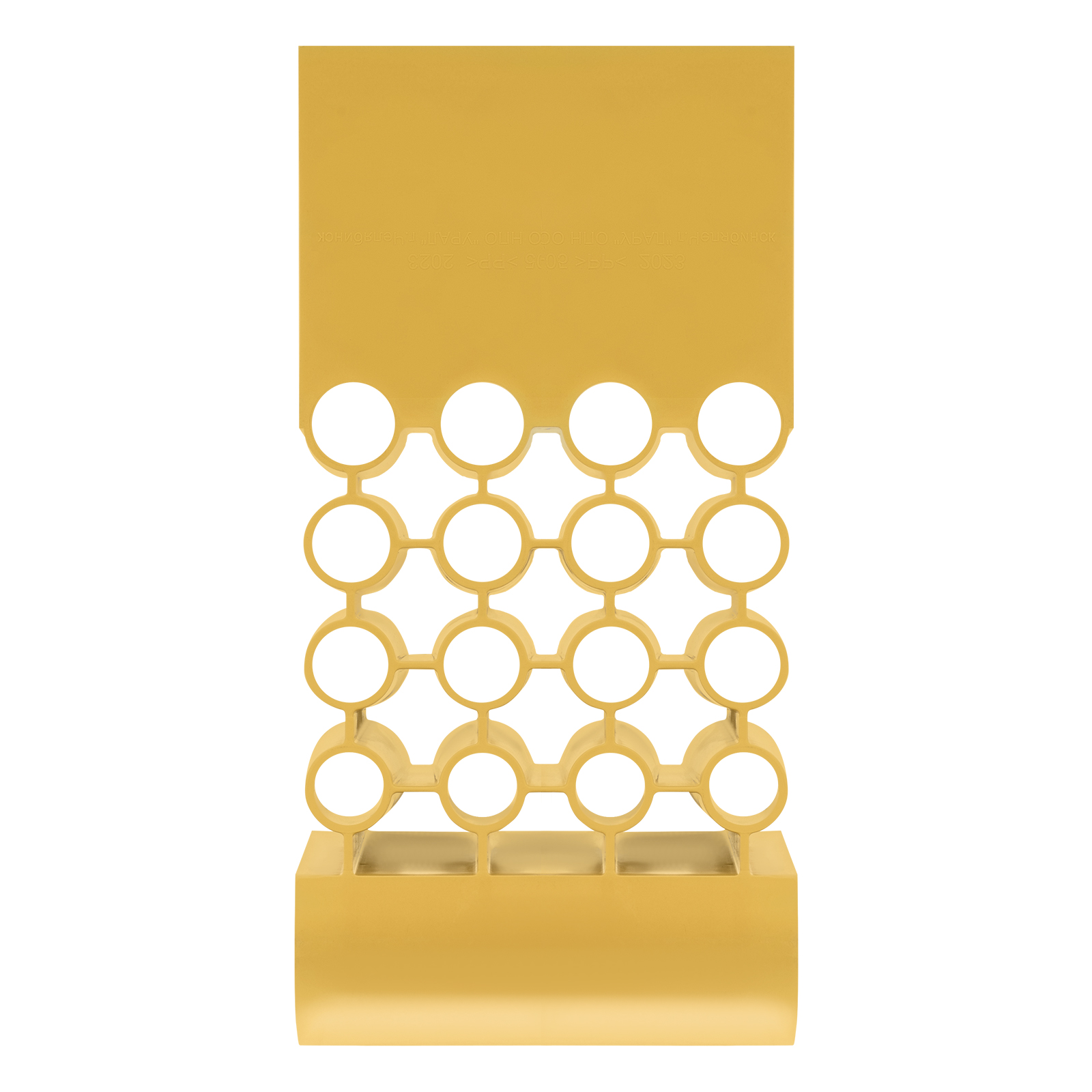 Упор противооткатный для грузового транспорта, ЖЕЛТЫЙ, 35 т, 473х200х205 мм Stels