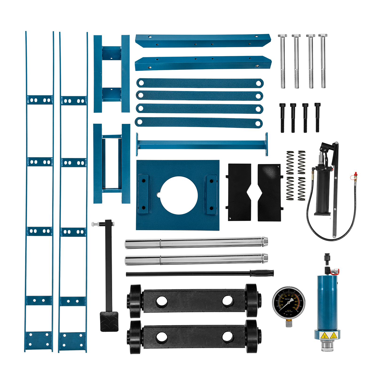 Пресс гидравлический с манометром и педалью, 30 т Stels