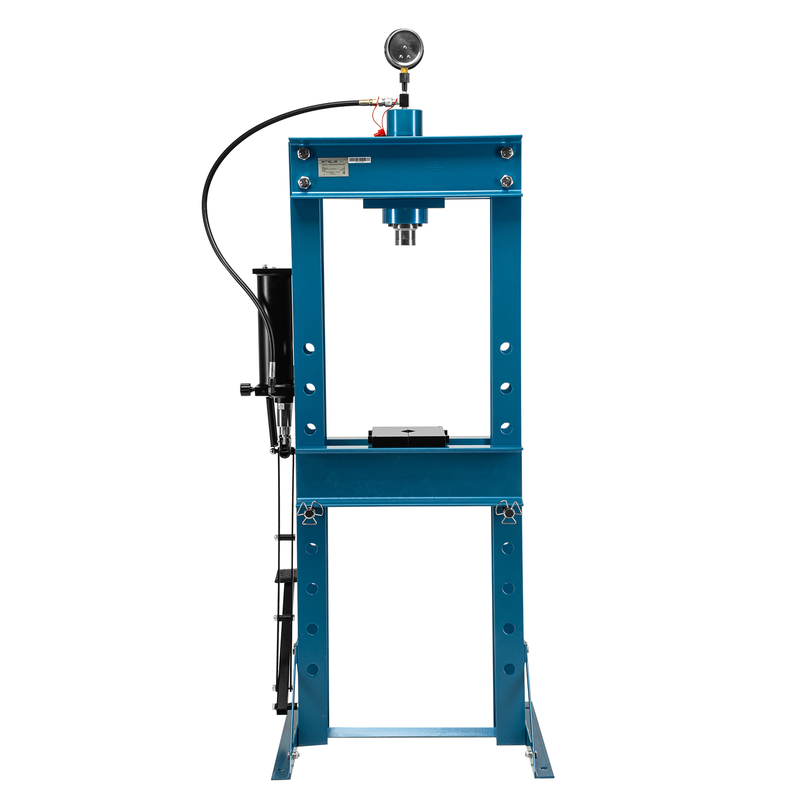 Пресс гидравлический с манометром и педалью, 30 т Stels