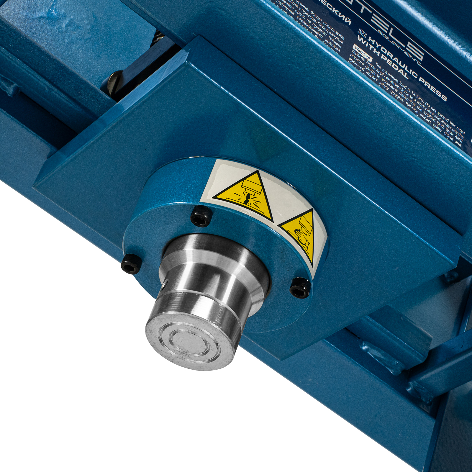 Пресс гидравлический с манометром и педалью, 30 т Stels