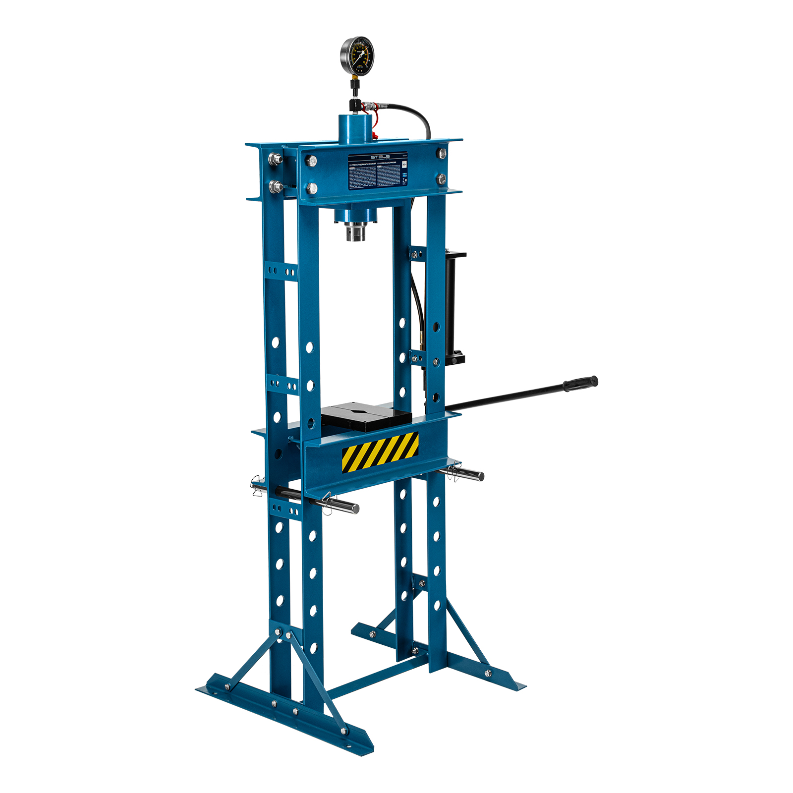 Пресс гидравлический с манометром, 30 т Stels