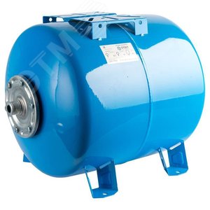 Гидроаккумулятор 100 л. горизонтальный (цвет синий)