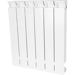 Радиатор биметаллический секционный 350/80/6 боковое подключение