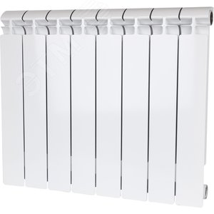 Радиатор биметаллический секционный 500/80/8 боковое подключение