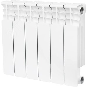 Радиатор биметаллический секционный 350/90/6 боковое подключение