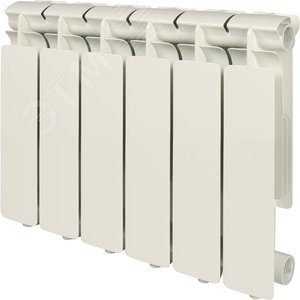 Радиатор алюминиевый секционный 350/80/6 боковое подключение