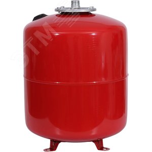Бак расширительный на отопление 50 л. (цвет красный)
