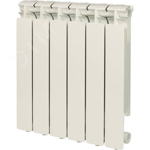 Радиатор алюминиевый секционный 500/80/5 боковое подключение