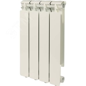 Радиатор алюминиевый секционный 500/80/4 боковое подключение