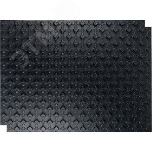 Мат для теплого пола с бобышками черный 1100х800х1 пенополистирол (без теплоизолирующего слоя)