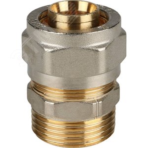 Переходник с наружной резьбой 1'х26 для металлопластиковых труб винтовой