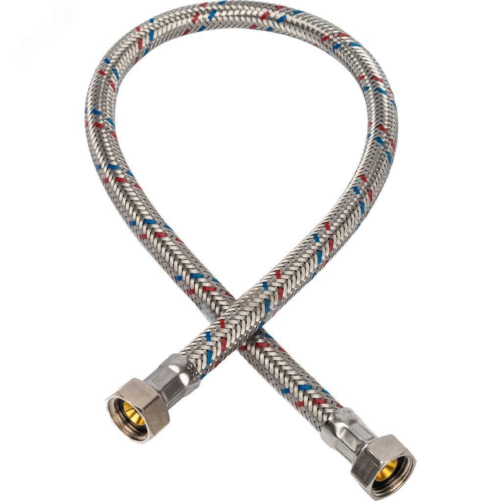 Подводка гибкая для воды 3/8' ВВ длина 60 см