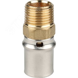 Переходник с наружной резьбой 1/2'х20 для металлопластиковых труб прессовой