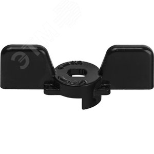 Ручка-бабочка для шарового крана 1/2' -3/4' черная