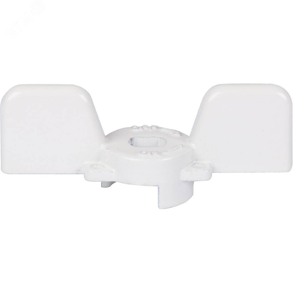 Ручка-бабочка для шарового крана 1/2'-3/4' белая