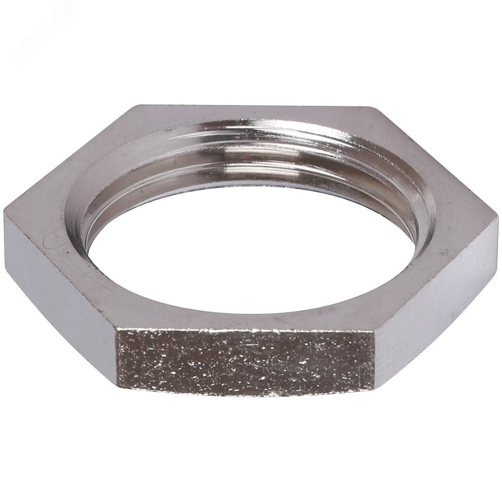 Контргайка 1/2' никелированная
